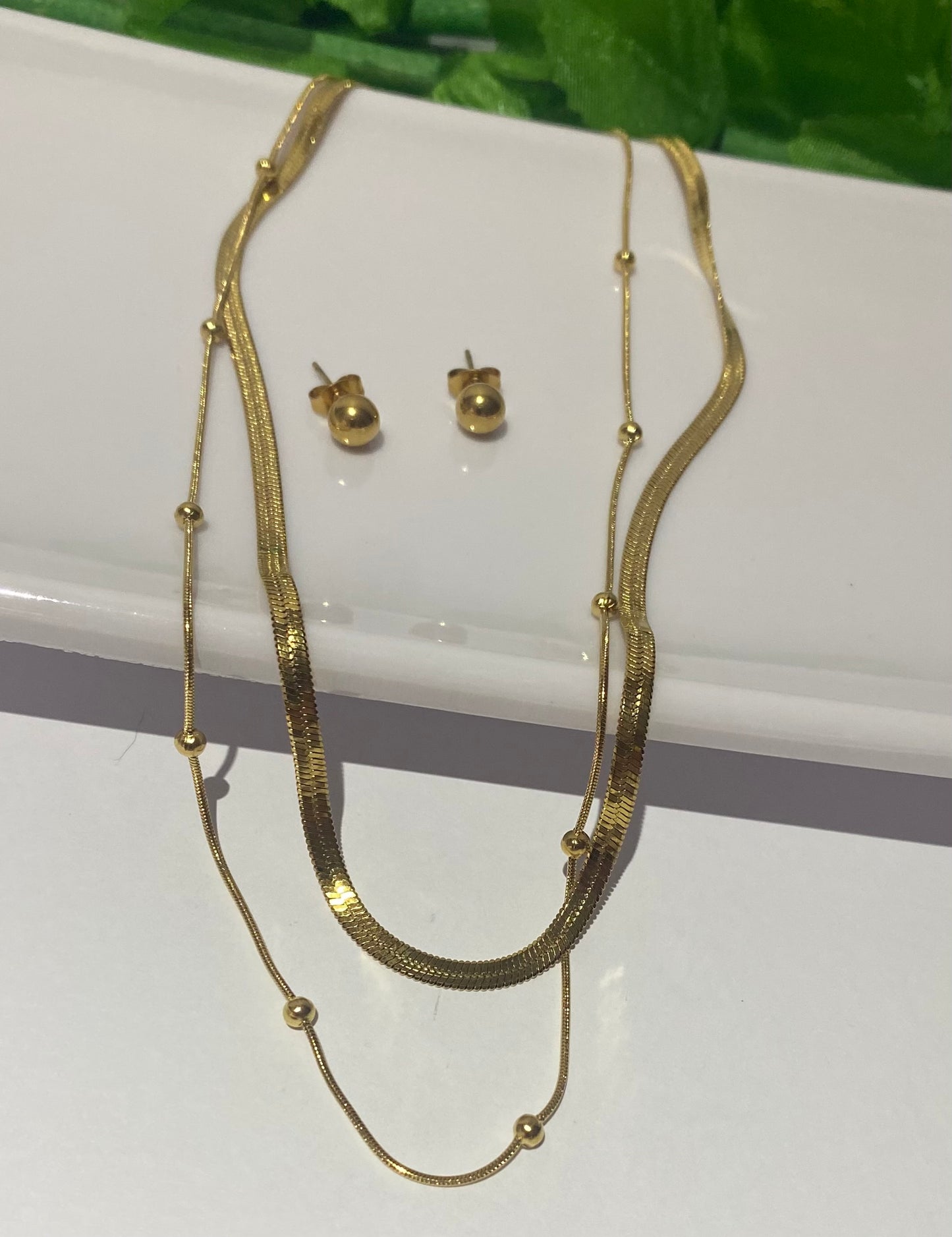 Layering gold set