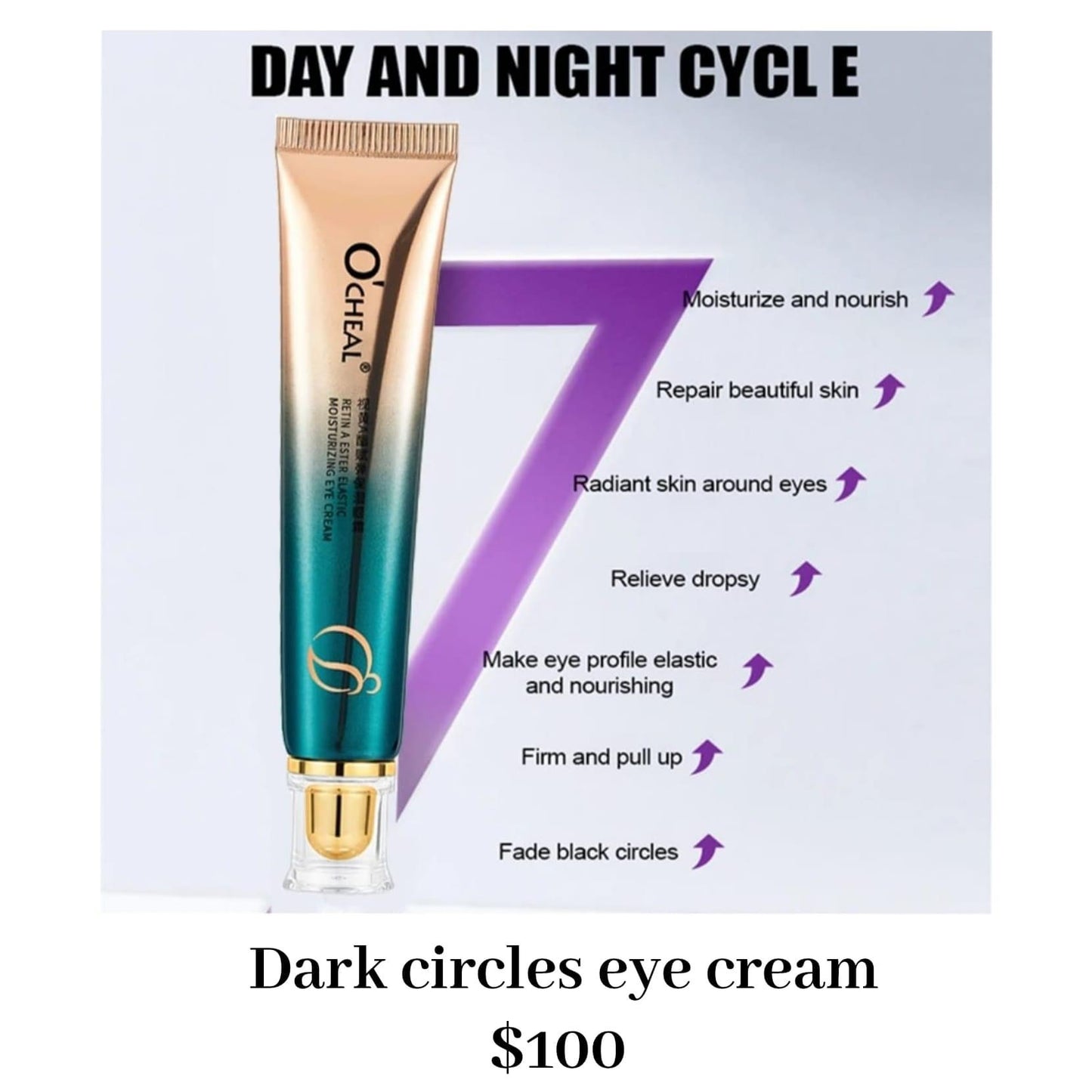 Tienes ojeras, hinchados?Esta crema es para ti.