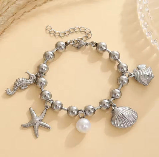 Pulsera una Perla Marina