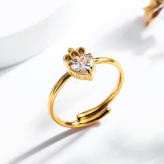 Sortija Corona Corazón